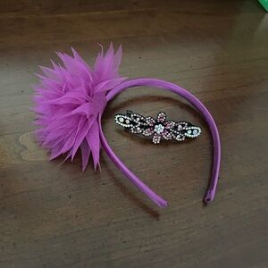 Headband and Barrette
